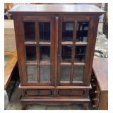 Solid Wood Display Cabinet