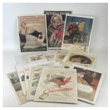 Vintage Disney Comic Pages & Advertising Page