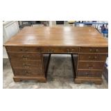 Macey Fowler Executive Solid Wood Desk