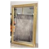 6 FT Gold Framed Beveled Glass Mirror
