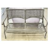 Cast Aluminum Patio Love Seat
