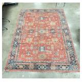 Karastan Zula Mombasa Red Patterned Area Rug