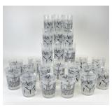 Vintage Mikasa Moulin Rouge Barware
