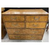 John Widdicome Co Burl Wood Chest