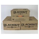 Blackout White Flyer Orange Clay Targets