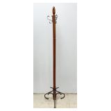Standing Wood & Metal Coat Rack