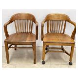 Vintage Bankers Chairs