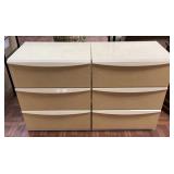 Modern Italian White Lacquered Nightstands