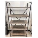 5 FT Industrial Style 5-Tier Display Shelf