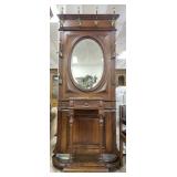 7 FT Victorian Style Hall Tree