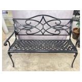 Cast Aluminum Patio Bench