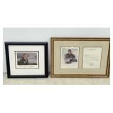 Two Presidential Signatures - George W & George H