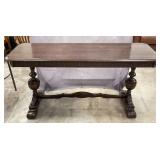 Italian Renaissance Style Trestle Table