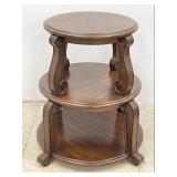 European Style 3 Tier End Table