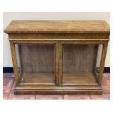 6.5 FT Lighted Wood Display Cabinet
