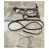 Sterling Overlaid Show Head Stall & Lead