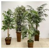Selection of Life Like Potted Palms