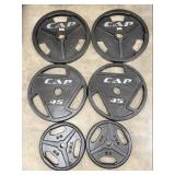 CAP & TSA Barbell Weight Plates