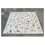 10 FT Floral Print Area Rug