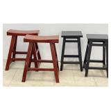 Red & Black Bar Stools