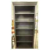6 FT Black Finished Display Cabinet