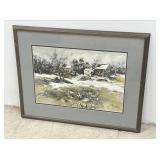 ZEL Signed Original Watercolor on Paper