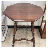 Edwardian Octagonal Walnut Side Table