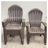 Stackable Adirondack Chairs