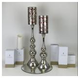 Luminara Flameless Candles w/ Decorative Holders