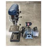 Ryobi Bench Drill Press & Delta Bench Grinder
