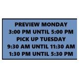 Pickup in Conroe, Tuesday, 5/19, or Shipping
