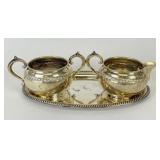 Sterling Gorham Creamer, Sugar & Tray