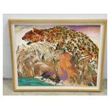 Original Acrylic on Paper - Signed Miller