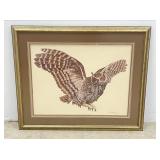 Mekusukey Bicentennial Owl Signed & Numbered