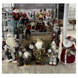 Selection of Christmas Decor, Santa Statues & More