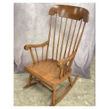Vintage Windsor Style Rocking Chair