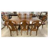 Thomasville Castillain Double Pedestal Dining Set