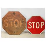 2 FT Metal STOP Signs