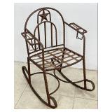 Wrought Iron Rocking Chair