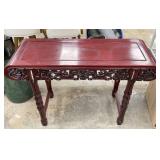 Vintage Chinese Rosewood Altar Console Table