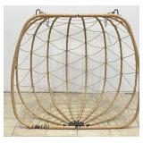 Boho Style Hanging Wicker Egg Chair