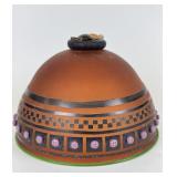 Wes Hunting Frosted Glass Dome Bowl