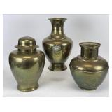Large Vintage Brass Vessels