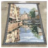 6 FT Village Scene Tapestry