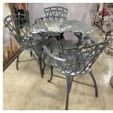 Cast Metal Patio Bistro Set