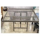 Cast Iron Industrial Style Patio Dining Table