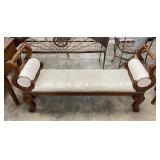 Victorian Style Chaise Lounge Bench