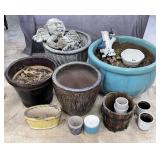 Selection of Planters & Garden Decor
