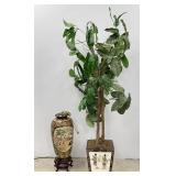 Satsuma Style Vase Lamp & Planter