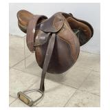 Vintage English Riding Saddle